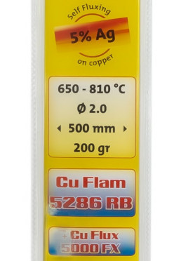 LUT TWARDY CU FLAM RB 5286 CUP 5% AG - 500*2MM 200G         